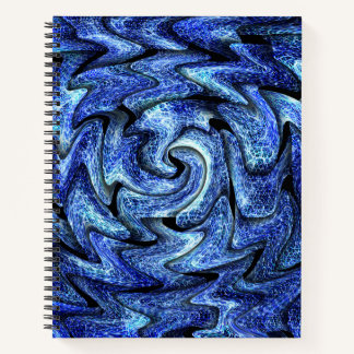 Cuaderno Vórtex eléctrico - portátil espiral de 8,5" x 11"