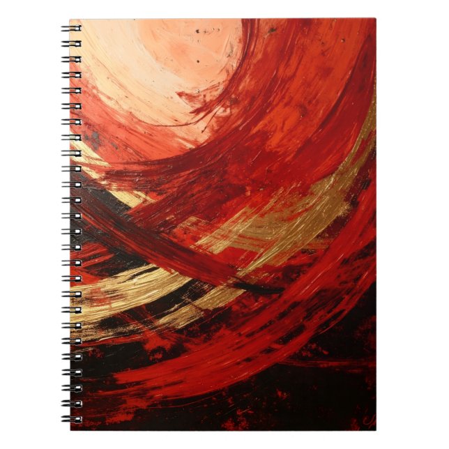 Cuaderno Vórtice Carmesí (Frente)