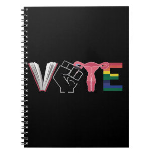 Cuaderno Vota Feminista Derechos de la Mujer Libros Prohibi