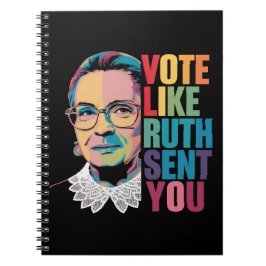 Cuaderno Votar como Ruth te envió