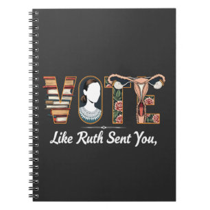 Cuaderno Votar como Ruth te envió a ti Harris LGBTQ Equalit