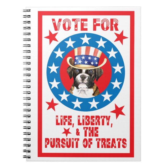 Cuaderno Votar por Boxer (Frente)