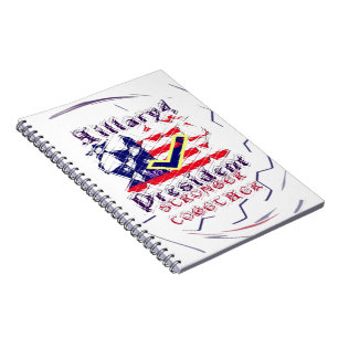 Cuaderno Votar por Hillary USA más fuerte juntos Mi Preside