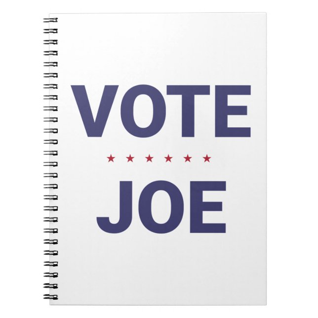 Cuaderno Vote Joe (elección de Estados Unidos 2020) (Frente)