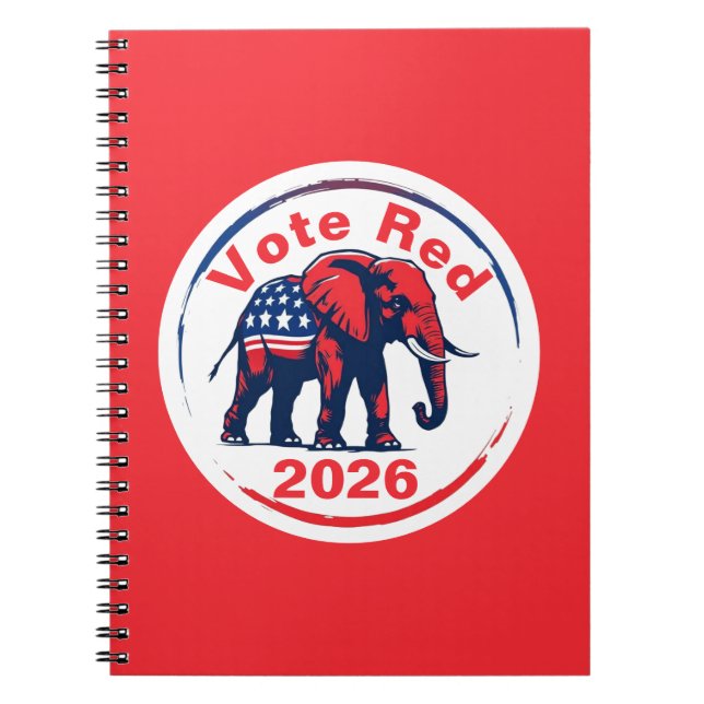 Cuaderno Voto rojo 2026 (Frente)