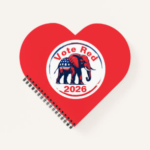 Cuaderno Voto rojo 2026