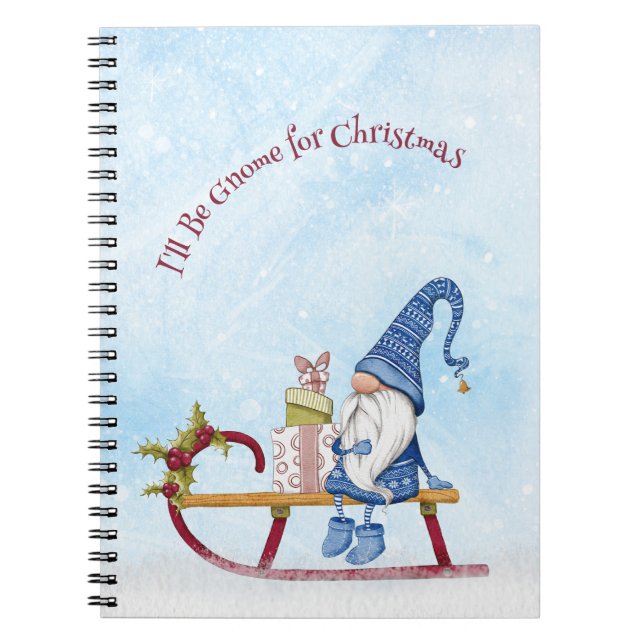 Cuaderno Voy a ser ganada para Navidades Vacaciones Punny (Frente)