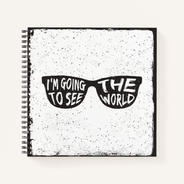 Cuaderno Voy A Ver El Mundo (Anverso)