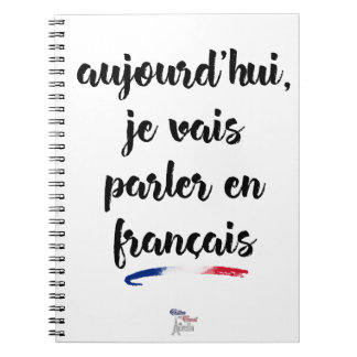 Cuaderno Voy hoy a hablar en 2 franceses - grande