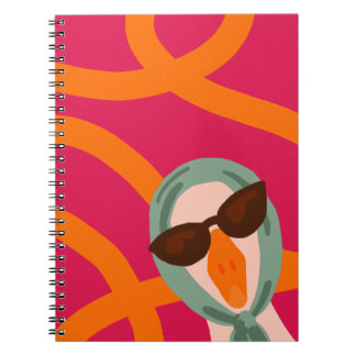 Cuaderno Vrolijk Notitieboekje met Eigenwijze Gans