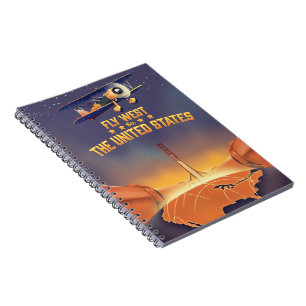 Cuaderno Vuela al Oeste y conoce los Estados Unidos.