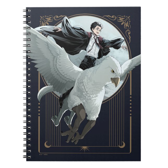 Cuaderno Vuelo Anime HARRY POTTER™ con Buckbeak (Frente)