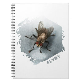 Cuaderno Vuelo cercano. Foto de cerca de una mosca