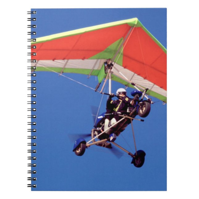 Cuaderno Vuelo en microligero en el cielo, Cabo Occidental (Frente)