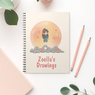 Cuaderno Vuelta al cole estilo anime Kawaii