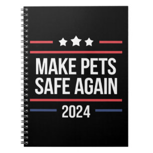 Cuaderno Vuelve a hacer seguros a las mascotas divertida co