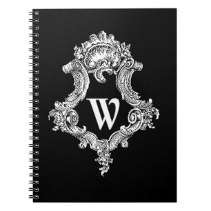 Cuaderno W Monograma inicial
