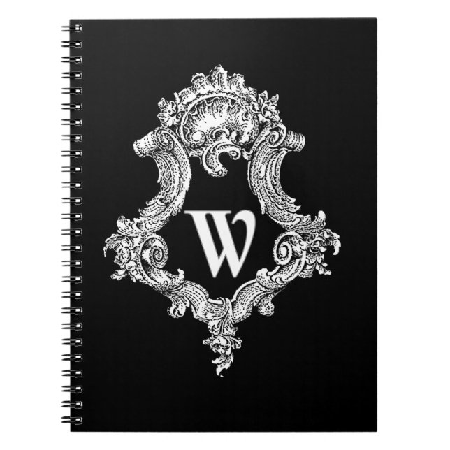 Cuaderno W Monograma inicial (Frente)