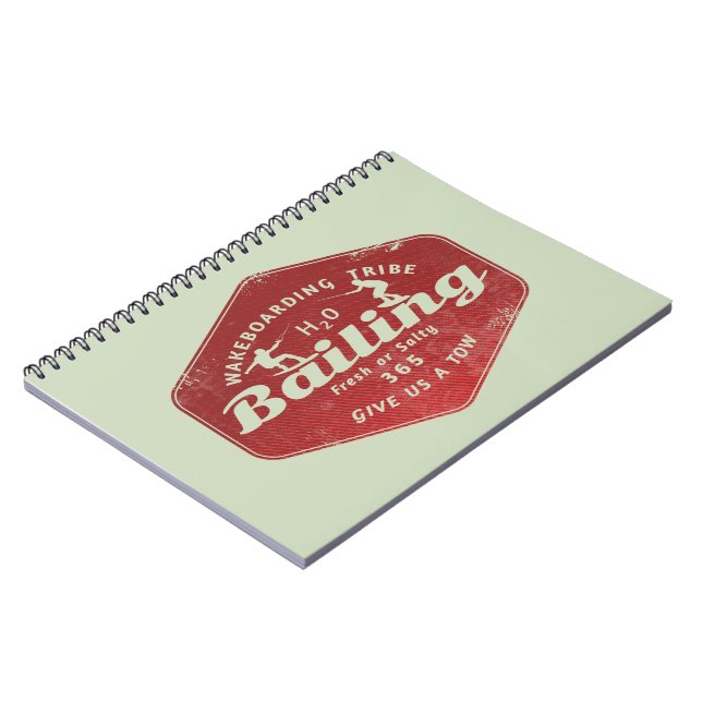 Cuaderno Wakeboarding Wakeboarder (Lado Izquierdo)