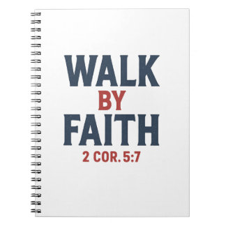 Cuaderno Walk by Faith 2 Cor 5:7 