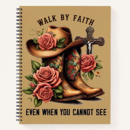 Cuaderno Walk By Faith Christian | Vaquera Occidental Fe