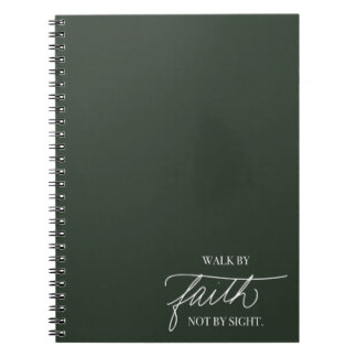 Cuaderno Walk By Faith Notebook