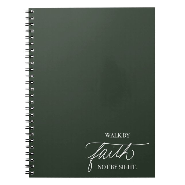 Cuaderno Walk By Faith Notebook (Frente)