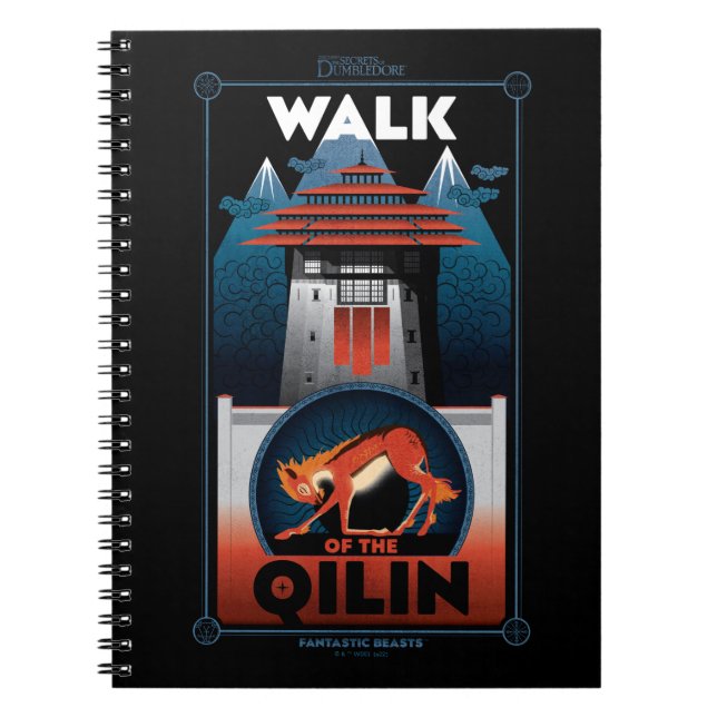 Cuaderno Walk of the Qilin Mountain graphic (Frente)