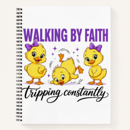 Cuaderno Walking By Faith Ducks Journal 