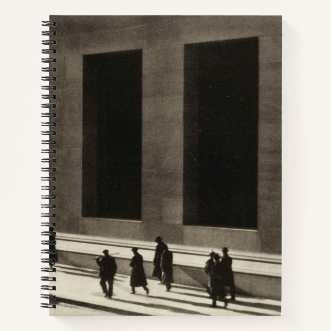 Cuaderno Wall Street (por Paul Strand, 1915) (Anverso)