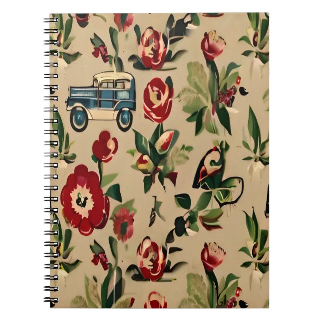 Cuaderno Wallpapers Vintage Retro 1940 (Frente)
