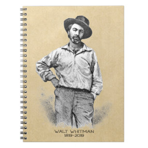 Cuaderno Walt Whitman Bicentennial Cumpleaños