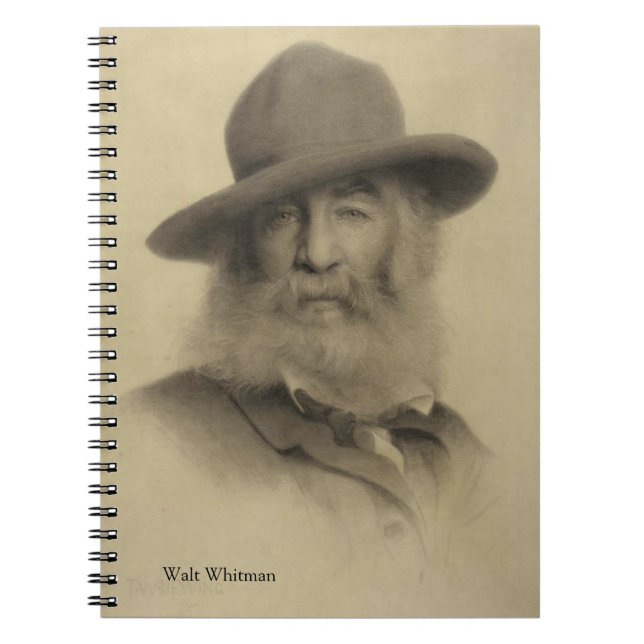 Cuaderno Walt Whitman - El buen poeta gris (Frente)