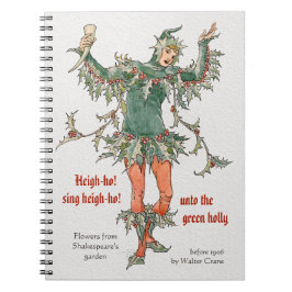 Cuaderno Walter Crane Flowers de Holly man
