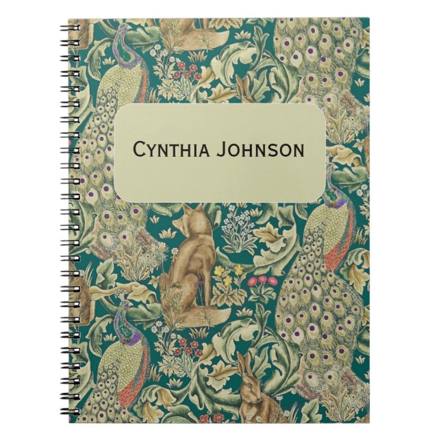 Cuaderno Walter Morris "Bosque" personalizado (Frente)