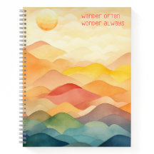 Wander A Menudo Wonder Always Watercolor