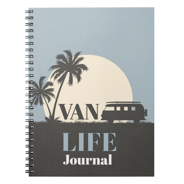 Cuaderno ¡WANDER! 🌄 Van Life Journal para parejas (Frente)