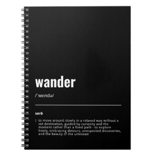 Cuaderno WanderTag - Wander Black Notebook