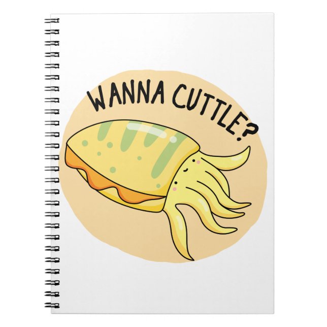 Cuaderno Wanna Cuttle Funny Cuttlefish Pun (Frente)