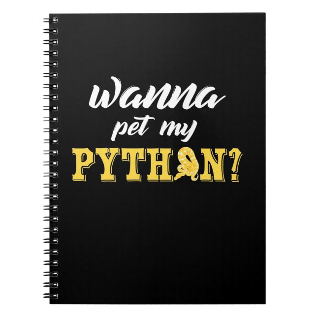 Cuaderno Wanna Mascota My Python (Frente)