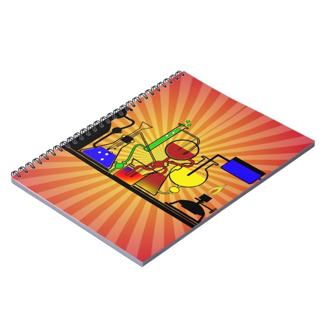 CUADERNO WARE LAB - CIENTÍFICO LABORATORIO GLASSWARE MAD (Lado Izquierdo)