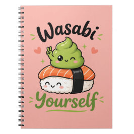 Cuaderno Wasabi Tú Mismo – Pun de Sushi Kawaii Divertido