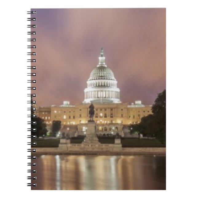 Cuaderno Washington DC, edificio del capitolio (Frente)