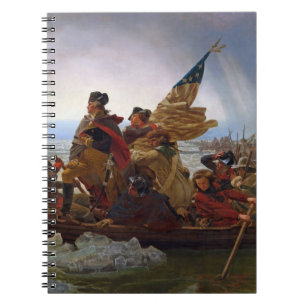 Cuaderno Washington que cruza el río Delaware