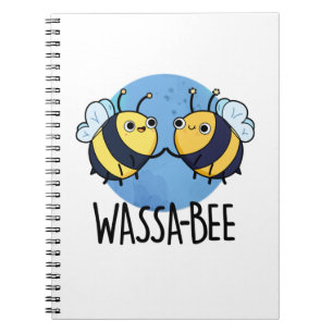 Cuaderno Wassabee Divertido Abeja Wasabi Juego de Palabras