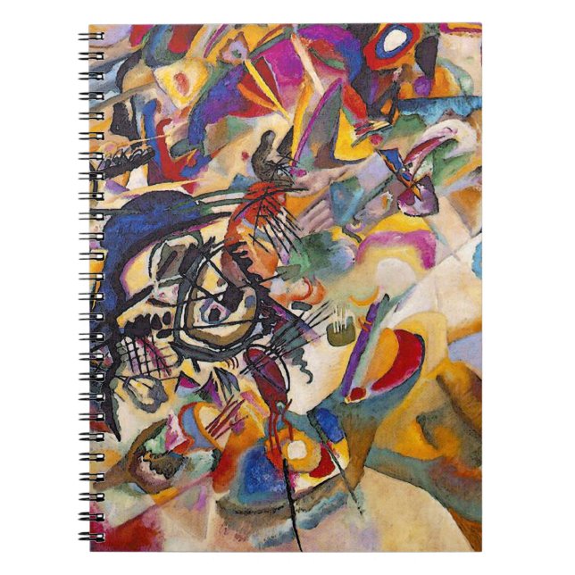 Cuaderno Wassily Kandinsky - Composición 7 Arte Abstracto (Frente)