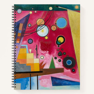 Cuaderno Wassily Kandinsky Heavy Red 1924 Arte Abstracto
