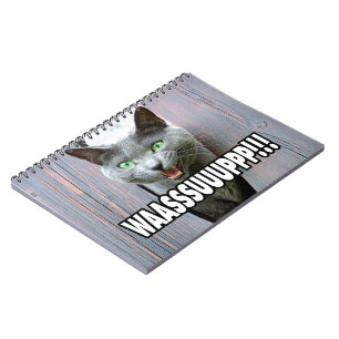 Cuaderno WASSUP - Meme Cat