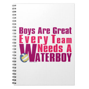 Cuaderno Waterboy Volleyball in Pink