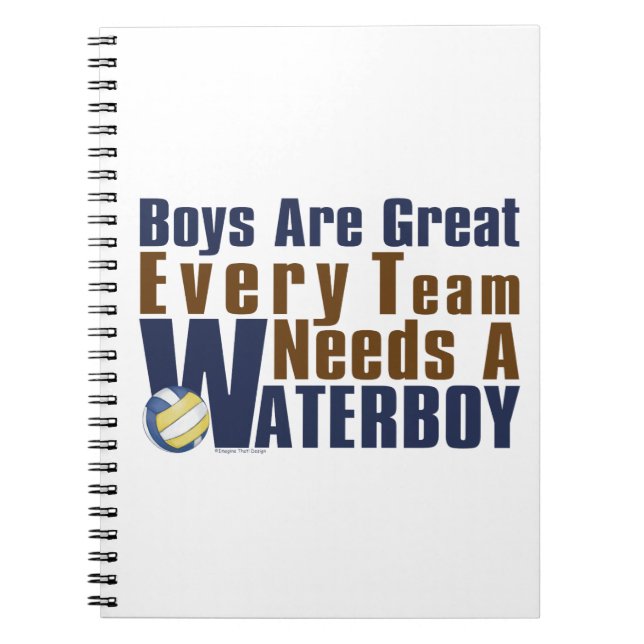 Cuaderno Waterboy Vollyball in Blue (Frente)